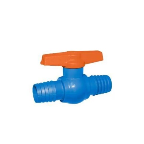 Válvula esférica con estría para caño polietileno 1/2 Válvula Esférica Con Estría Para Caño Polietileno 1/2