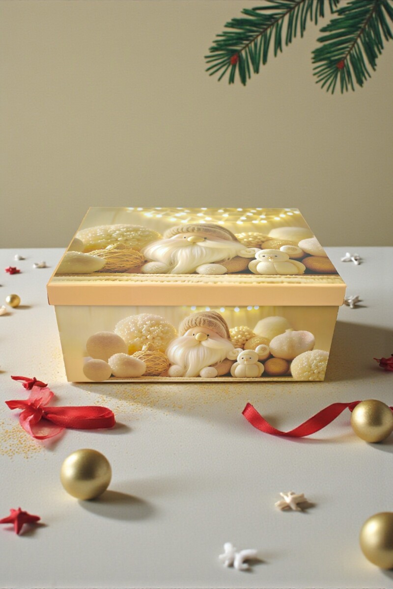 Caja Rigida Navidad 19,5 x 26,5 x 11,5 - Diseño 2 