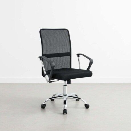 ASIENTO DE OFICINA MALLA NEGRO RIO