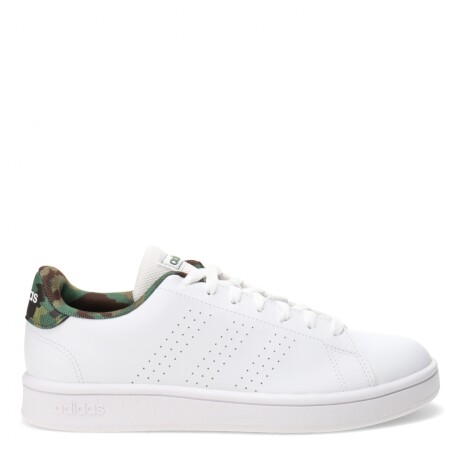 Championes de Hombre Adidas Advantage Base Court Lifestyle Blanco - Camuflado