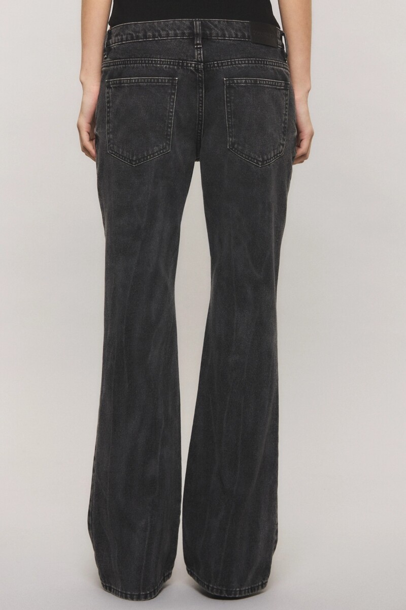 JEANS BOOTCUT MOSS BLACK Negro