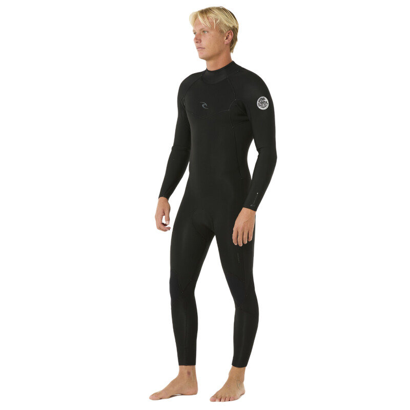 Traje Rip Curl Dawn Patrol Back Zip 3/2 - Negro Traje Rip Curl Dawn Patrol Back Zip 3/2 - Negro