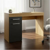 MESA DE ESTUDIO CON 1 PUERTA 1 GAVETA NOGAL/GRAFITO (ME115-60-62) Mesa De Estudio Con 1 Puerta 1 Gaveta Nogal/grafito (me115-60-62)