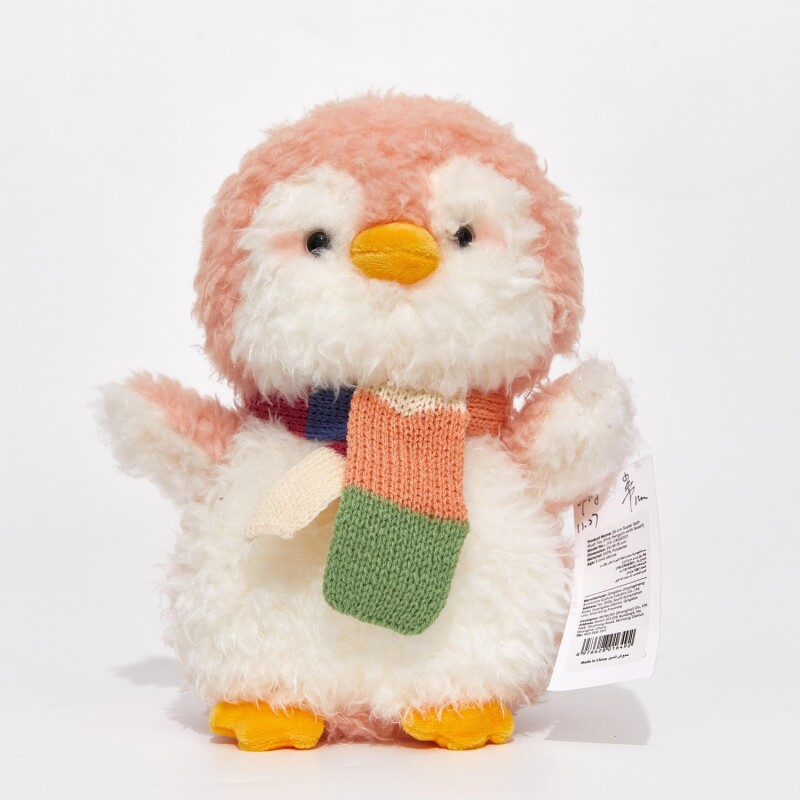 PELUCHE SUPER SUAVE 25 CM (PINGUINO ROSA CON BUFANDA) PELUCHE SUPER SUAVE 25 CM (PINGUINO ROSA CON BUFANDA)