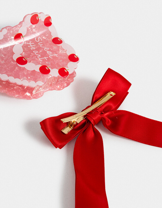 Accesorios Pelo Set Foodie Set De Accesorios De Pelo - Combinacion Bicolor