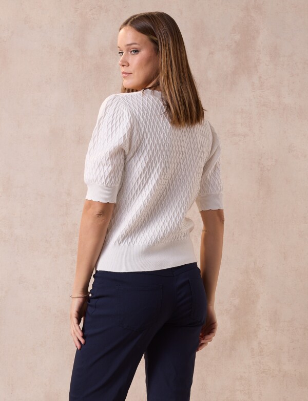 Cardigan Rombos CRUDO