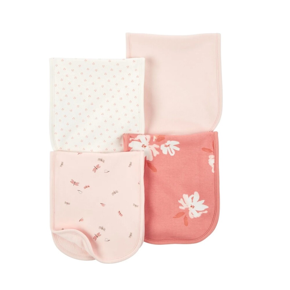 Set provecheros babitas x 4 XL CARTERS Rosa Salmon Libélula