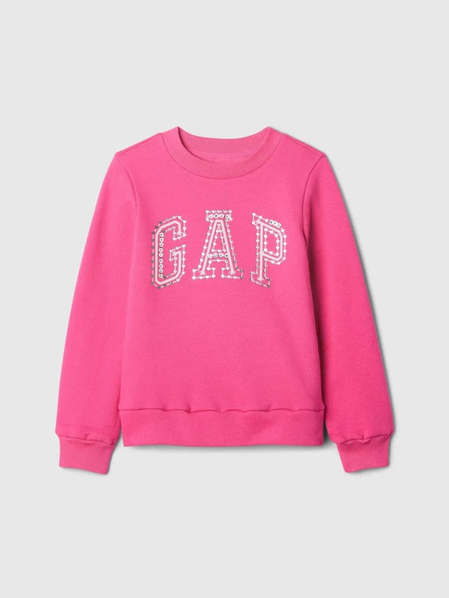 Buzo Deportivo Logo Gap Niña - Happy Pink 