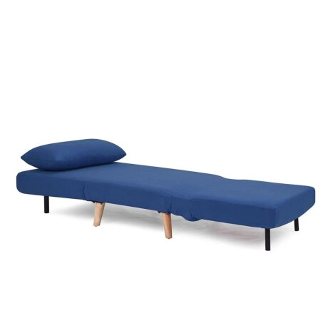 Sillon cama Trifold 1 cuerpo Azul