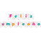 Guirnalda Feliz Cumpleaños Circulos