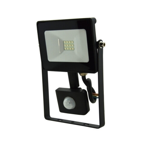 Proyector LED c/sensor mov. 10W cálida exterior IX1571