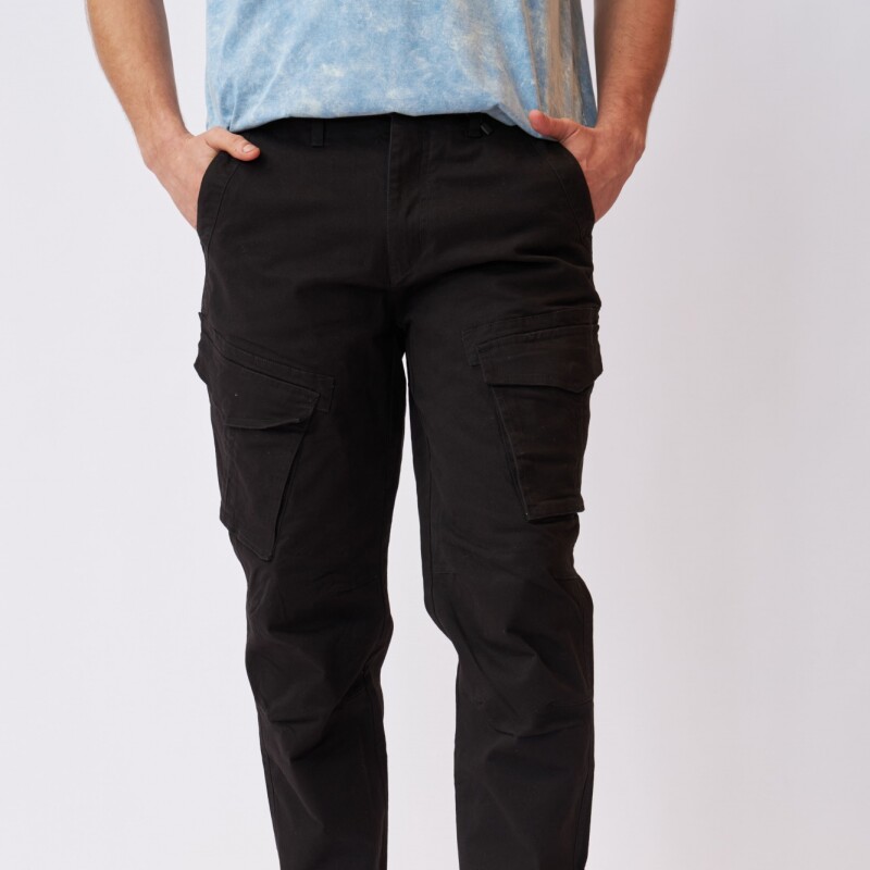 Cargo Gabardina N+ Negro