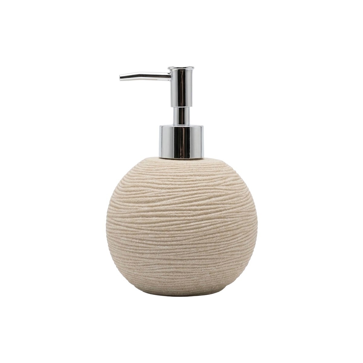 DISPENSADOR CERAMICA BEIGE P/BAÑO 8.5X16CM 