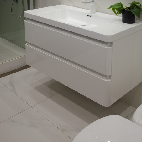 Porcelanato Marmolado Blanco Mate Liso 60X60Cm Piso Pared GAMAS DE BLANCO