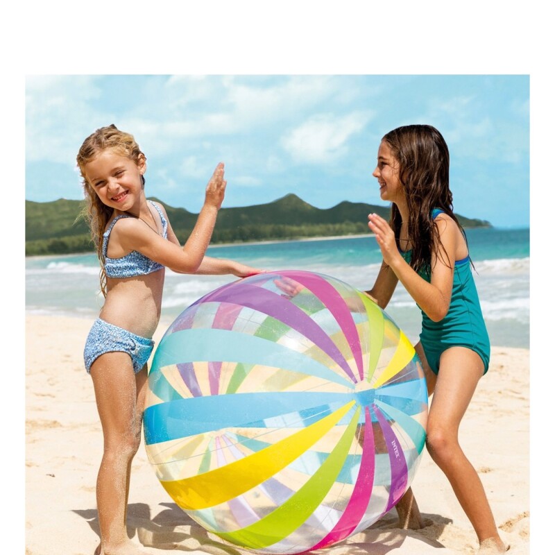 INTEX PELOTA JUMBO INFLABLE GIGANTE DIAMETRO 107 CMS Intex Pelota Jumbo Inflable Gigante Diametro 107 Cms
