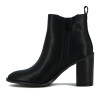 Darkness Bota De Dama C/ Elastico Caña Baja Taco Alto - Negro Negro