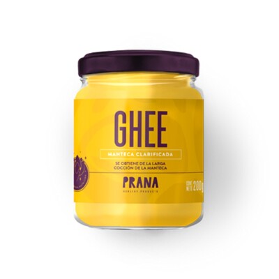 Ghee Manteca Clarificada Prana 170 Grs Ghee Manteca Clarificada Prana 170 Grs
