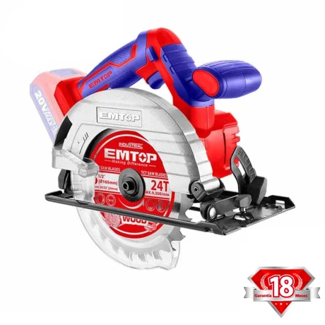 Sierra Circular Bat 20v Elcs201650 Emtop Sierra Circular Bat 20v Elcs201650 Emtop