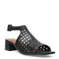 Sandalias de Mujer Bottero Calada con Taco Negro