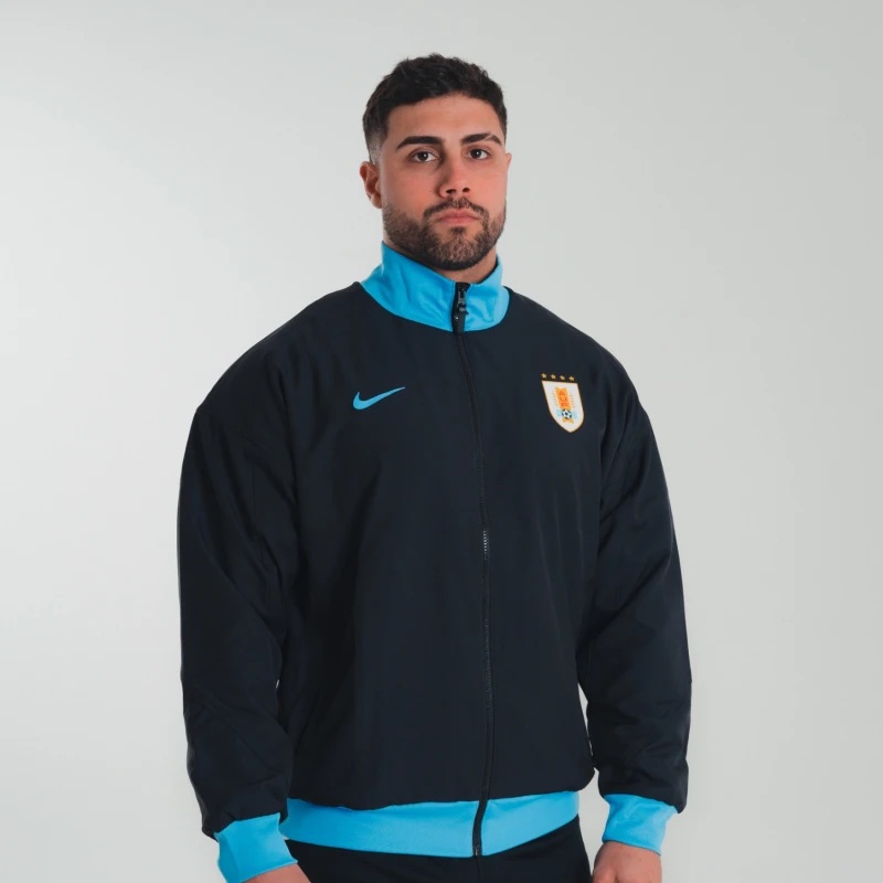 Abrigo Nike Uruguay de Hombre Negro