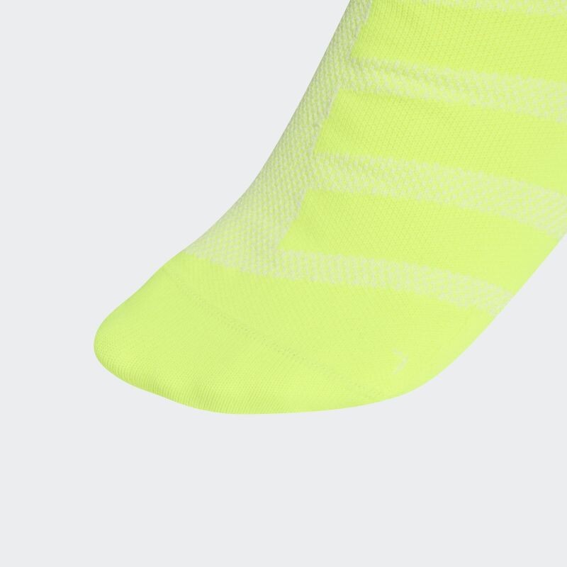 Medias Adidas Run x Adizero, 1 Par Amarillo