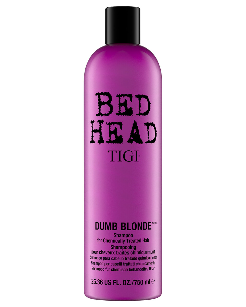 Shampoo para cabello rubio Dumb Blonde Bed Head by Tigi 750ml 