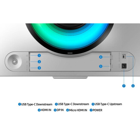Monitor Samsung Odyssey G9 956 49 OLED DQHD 240 Hz Silver