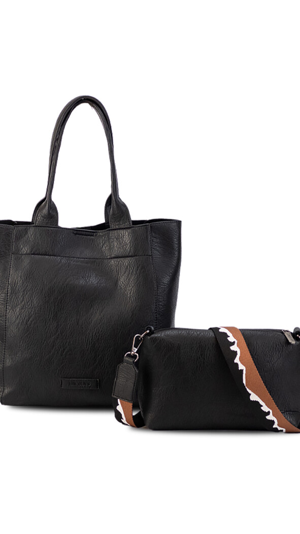CARTERA BADAJOZ NEGRO GALON