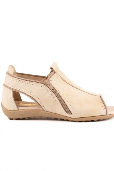 Sandalia Zipper Natural