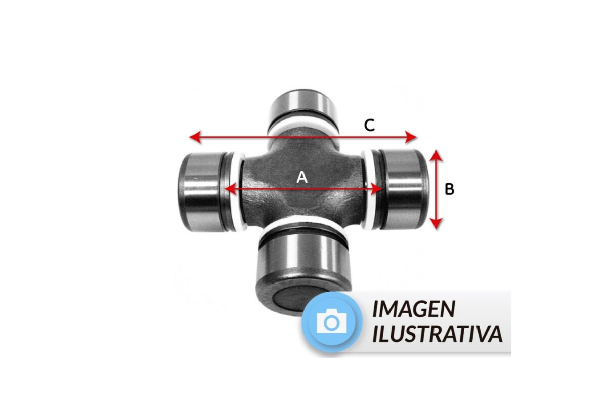 CRUCETA A:56.9mm B:32mm C:94.5mm CRUCETA A:56.9mm B:32mm C:94.5mm