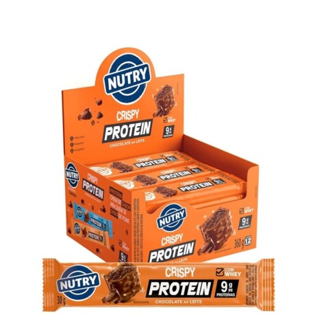 ¡OFERTA IMPERDIBLE! Barra de proteina 30gs x12 Nutry Chocolate