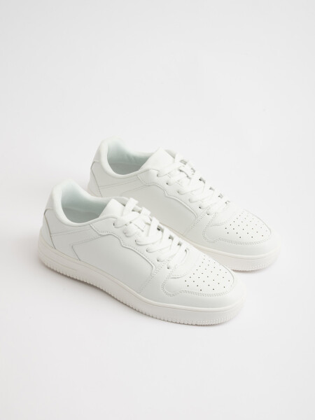 Zapatilla acordonada Blanca