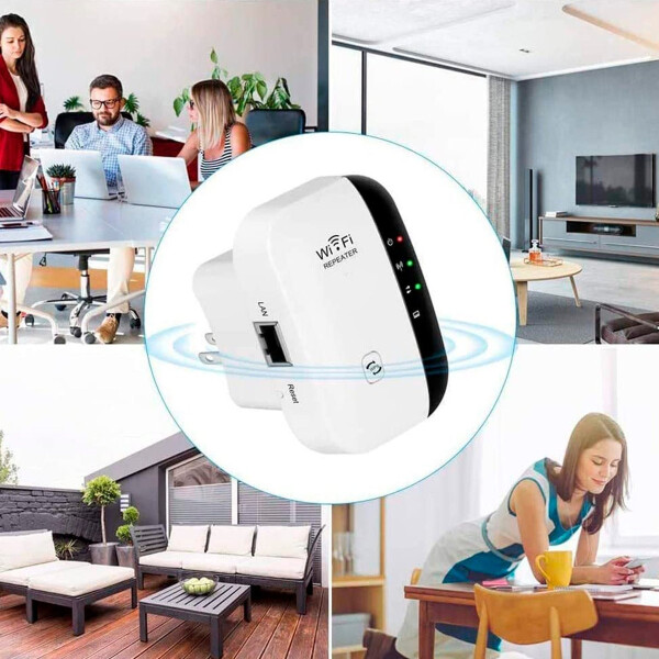Extensor Repetidor Wifi Inalámbrico Amplificador 300 Mbps Color Blanco