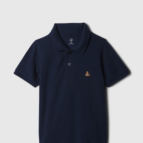 V-SS PIQUE POLO TAPESTRY NAVY