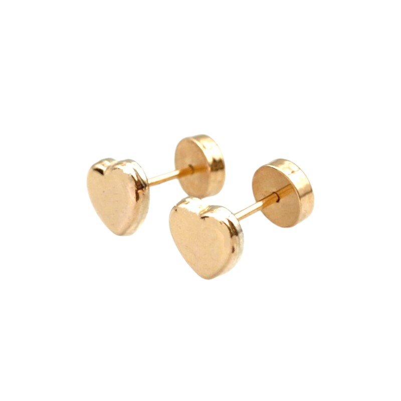Abridores Corazón-Oro Bajo-Sin Piedra-AB8036 Sinpiedra
