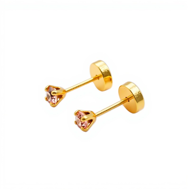 Abridores Solitario-Oro 18k-Piedra Zirconia-AB9522 conpiedra