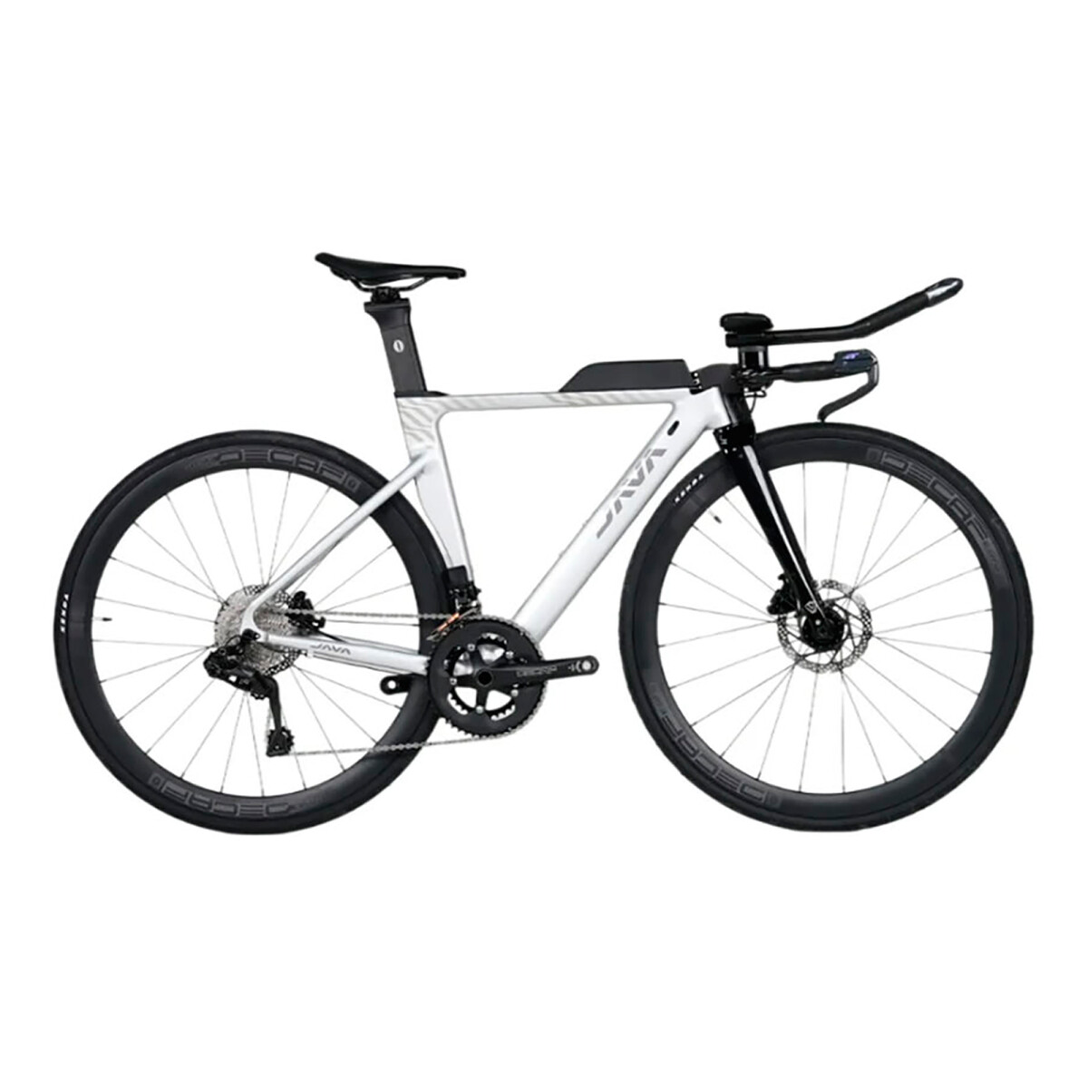 Bicicleta de Tría Crono Cambios Electrónicos Java Rivale 22V Talle M 