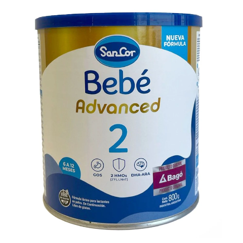 SANCOR BEBE ADVANCE 2 x 800