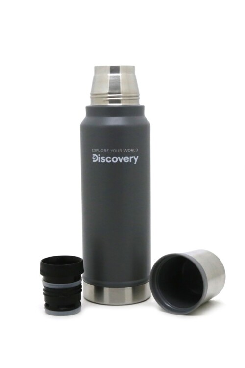 Termo 1000 mL doble Acero - Discovery Gris