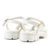 Sandalias Moleca Casual Baja de Mujer - 5475.100-9569 Blanco