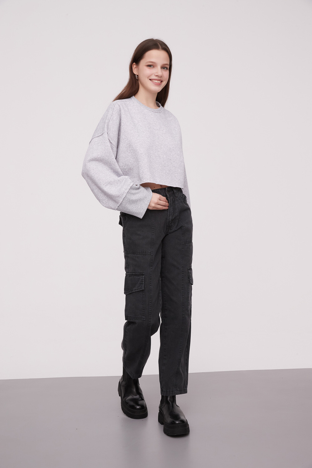 Pantalon Vima Gris Oscuro