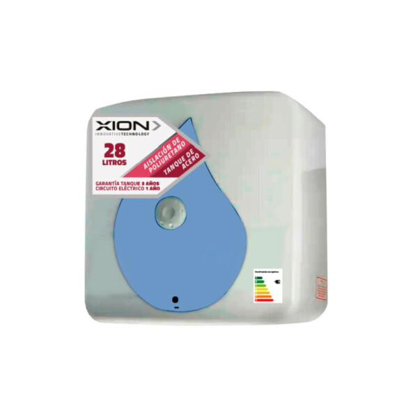 TERMOTANQUE ELECTRÓNICO 28 LTS. ACERO GRIS