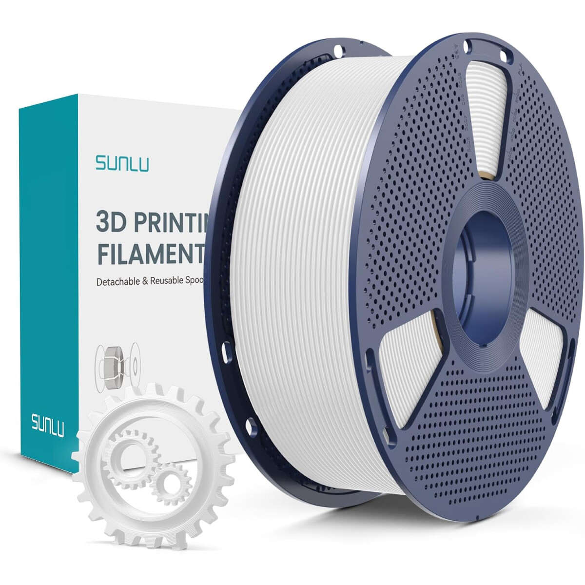 Filamento Sunlu Silk Pla+ 1.75 Mm - BLANCO 