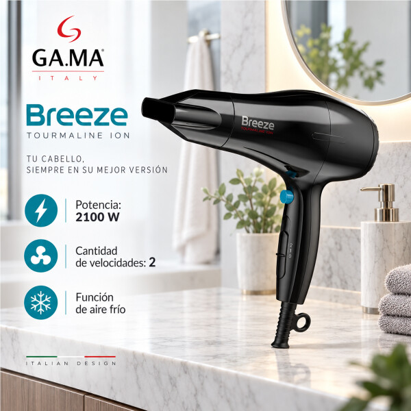 Secador De Pelo Gama Vento 2100w SECADOR DE PELO GAMA BREEZE