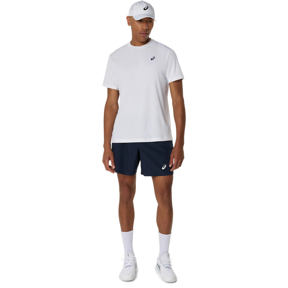 Polo Tenis Court SS Top Hombre Brilliant White
