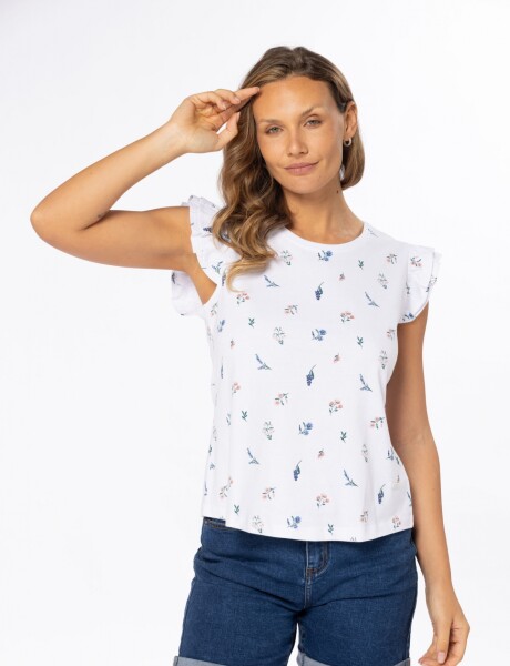 REMERA ESTAMPADA Blanco