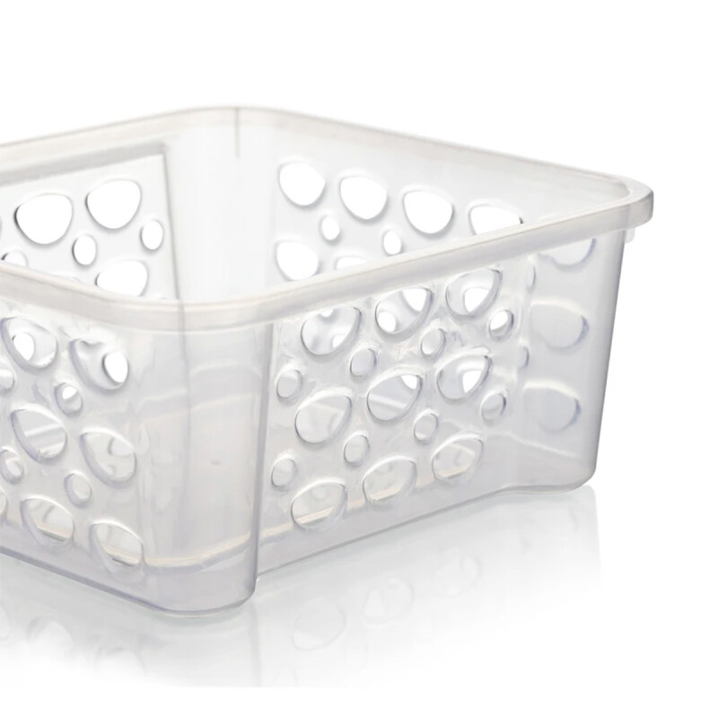 Canasta apilable 746 ml TRANSPARENTE