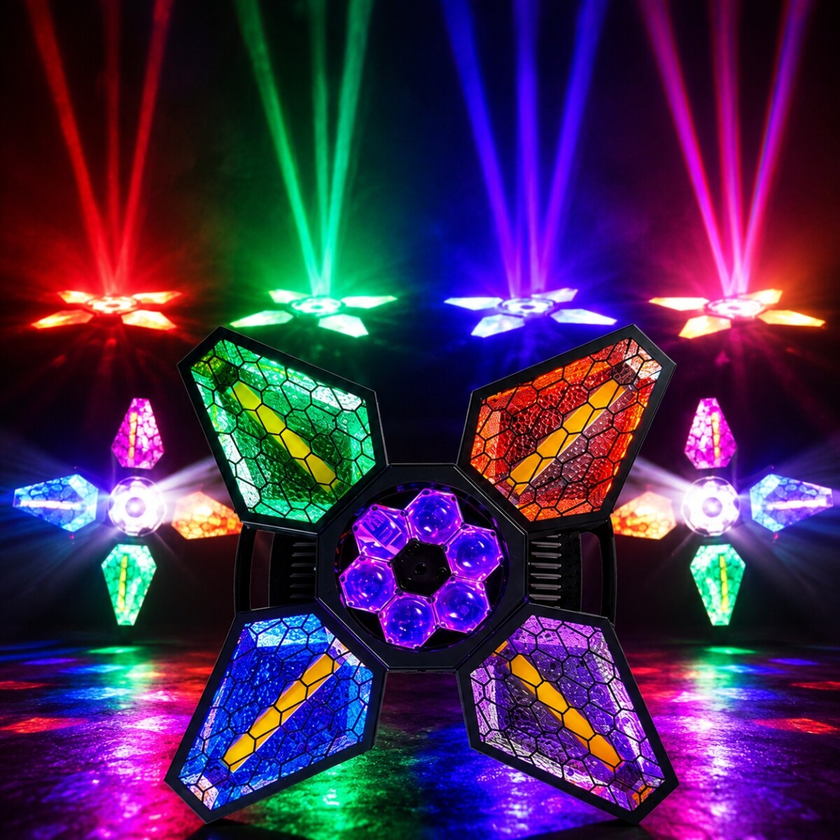 Blinder Pixel Pls Lafg09 4 Pcs X 50w Retro Lighting 