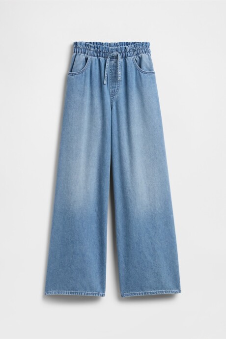 Jean Baggy Niña Medium Wash