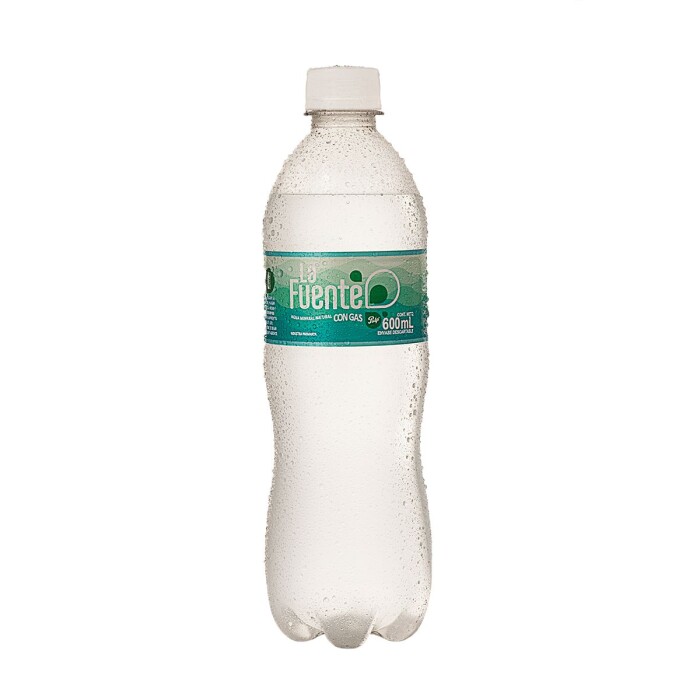 LA FUENTE AGUA C/GAS ENVASE X 600 ML. única